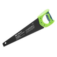 Ножовка по дереву "Зубец", 350 мм, 7-8 TPI, зуб 2D, кал.зуб, защ. покр., 2-х комп. рук-ка Сибртех