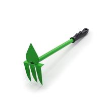 Мотыжка комбинированная, 3 зубая, с пластиковой рукояткой Россия