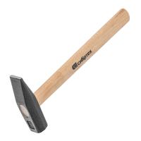 Молоток слесарный, 500 г, квадратный боек, деревянная рукоятка Сибртех