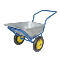 Тачка строительная двухколесная, грузоподъемность 260кг объем110л Yard