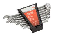 Набор ключей комбинированных, 6 - 19 мм, 8 шт., CrV, матовый хром Matrix