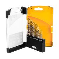 Набор сверл по металлу, 1,5-6,5мм, Р6М5К8-TiN, Golden Tip, 13 шт  Denzel 723006