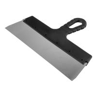 Шпатель фасадный из нержавеющей стали, 300 мм, пластмассовая ручка Россия