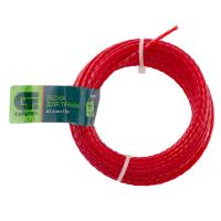 Леска для триммера квадратная витая, 2,4 мм х 10 м, Россия Сибртех