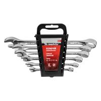 Набор ключей комбинированных, 6 - 17 мм, 6 шт., CrV, полированный хром Matrix