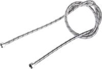 Подводка гибкая STAYER для воды, оплетка из нержавеющей стали, г/г 1/2" - 2м 
