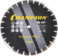 Диск алмазный CHAMPION асфальт PRO 450/25,4/10/4 Asphafight (13л/с скош, сегменты для защит.корп)
