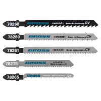 Набор полотен для электролобзика универсальный, 5шт., Gross