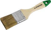 Кисть плоская STAYER "LASUR-STANDARD", смешаннаящетина, деревянная ручка, 50 мм 