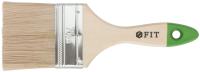 Кисть флейцевая "Микс", смешанная натуральная и искусственная щетина, деревянная ручка  3" (75 мм)