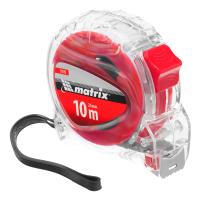 Рулетка Crystal, 10 м х 25 мм, корпус из поликарбоната Matrix