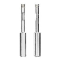 Сверло алмазное по керамограниту, 6 х 67 мм, 3-гранный хвостовик 2 шт. Matrix