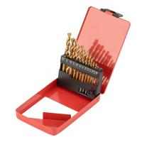 Набор нитридтитан. сверл по металлу, 1,5-6,5мм (через 0,5мм+3,2мм, 4,8мм), НSS,13 шт. Matrix