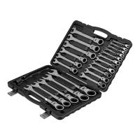 Набор ключей комбинированных, трещоточных шарнирных 22шт. Matrix