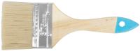 Кисть флейцевая "Эконом", натур. светлая щетина, деревянная ручка  3" (75 мм)