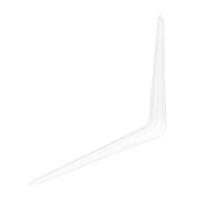 Кронштейн угловой с ребром 200 х 250 мм, белый Сибртех