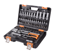 Набор инструментов Вихрь АВТО, 1/2" , 1/4" , CrV, в кейсе 94 предметов