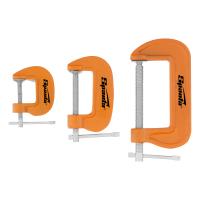 Набор: струбцины G-образные, 3 шт., 25-50-75 мм Sparta