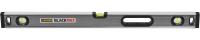 Уровень STAYER "PROFESSIONAL" "BlackMax" коробчатый усиленный с ручками, 0,5мм/м, 3 ампулы, 80см
