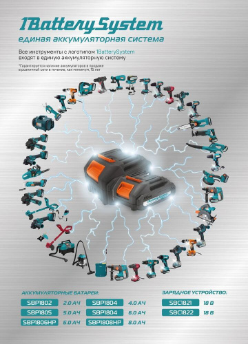 Аккумуляторный шуруповерт Sturm! CD3618 1BatterySystem