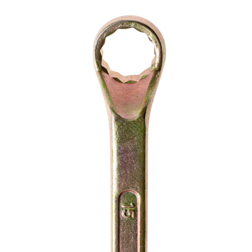 Ключ накидной, 17 х 19 мм, желтый цинк Сибртех