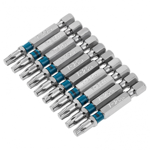 Набор бит TORX 25х50, сталь S2, 10 шт. Gross