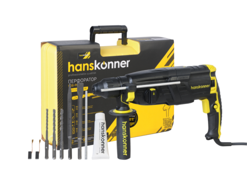 Перфоратор SDS Plus Hanskonner 850Вт HRH0928MLRE