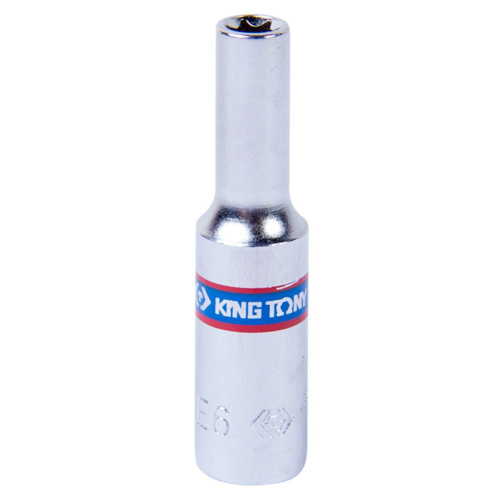 Головка торцевая TORX Е-стандарт 1/4", E6, L = 50 мм KING TONY