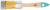 Кисть флейцевая, натур. cветлая щетина, деревянная ручка  1" (25 мм)