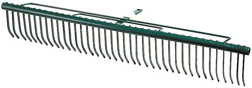 Грабли RACO "MAXI", для очистки газонов, с быстрозажимным механизмом, 39 зубцов / 680 мм 