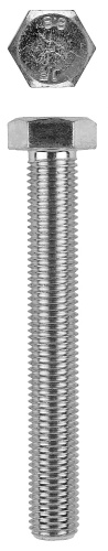 Болт с шестигранной головкой, DIN 933, M10x60мм, 100шт, кл. пр. 8.8, оцинкованный, KRAFTOOL