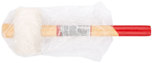 Киянка резиновая белая, деревянная ручка 45 мм ( 225 гр )