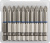 Биты ЗУБР "ЭКСПЕРТ" кованые, хромомолибденовая сталь, тип хвостовика E 1/4", PH2, 50 мм, 10шт 