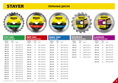 Диск пильный "FAST-Line" по дереву, 210х30 мм, 24Т, STAYER