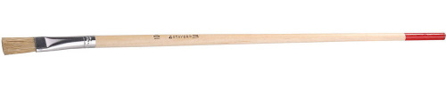 Кисть круглая тонкая STAYER "UNIVERSAL-STANDARD", натуральная щетина, деревянная ручка, №10 x 11мм