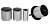 Набор KRAFTOOL: Коронки кольцевые с напылением из карбида вольфрама, 4 шт, 33-53-67-73мм 