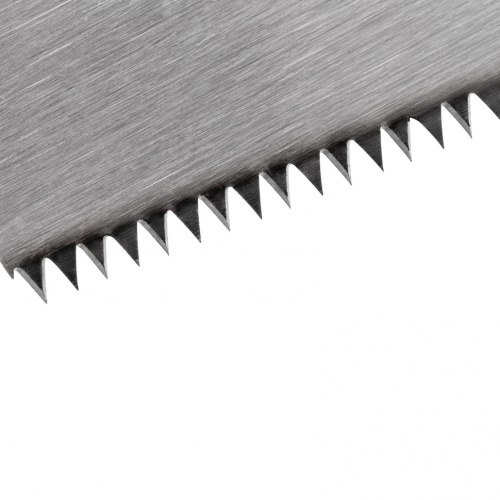 Ножовка по дереву "Зубец", 350 мм, 11 TPI, зуб 2D, калёный зуб, 2-х компонентная рукоятка Сибртех