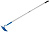 Мотыга ЗУБР "ЭКСПЕРТ", радиусный D-образный профиль, алюминиевый черенок, 225х80х1465мм