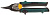 Ножницы по металлу COMPACT, Cr-Mo, компактные, прямые, 190 мм, KRAFTOOL