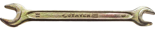 Рожковый гаечный ключ 8 x 10 мм,  STAYER