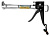 Пистолет для герметика KRAFTOOL "C-Kraft" 06671, полукорпусной, хромированный, 320 мл