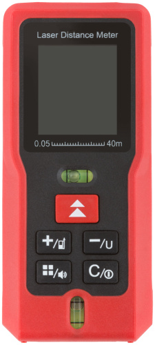 Дальномер лазерный, расчет площади/объема, LCD дисплей, диапазон 40 м 18677