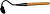 Мотыжка радиусная "PROLine", с тулейкой, с деревянной ручкой, GRINDA 421520, 65х115х580 мм