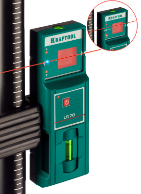 Детектор для линейного нивелира, KRAFTOOL LR 70