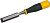 Стамеска KRAFTOOL "EXPERT" упрочненное полотно, ударочпрочная ручка, стальной затыльник , 20 мм 