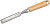 Стамеска-долото "СТ 500" с деревянной ручкой, хромованадиевая, 25мм, ЗУБР