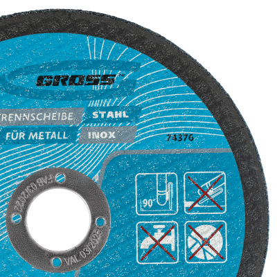 Круг отрезной по металлу, 150 х 1,6 х 22,2 мм Gross