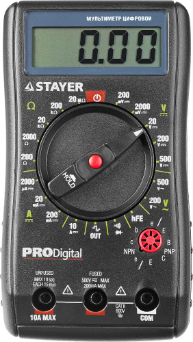 Мультиметр STAYER "PROFESSIONAL" PRODigital цифровой