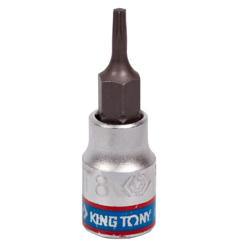 Насадка (бита) торцевая 1/4", TORX T9, L = 37 мм KING TONY