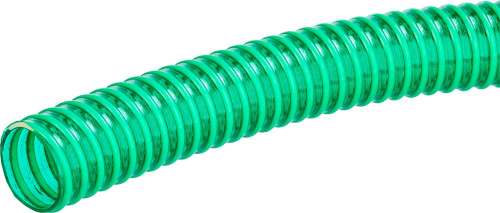 ЗУБР Шланг напорно-всасывающий со спиралью ПВХ, 3 атм, 25мм х 15м